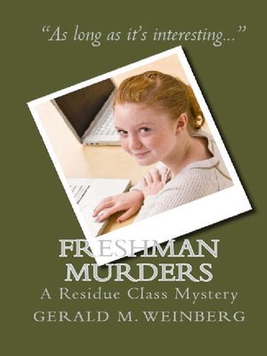 cover image of Freshman Murders